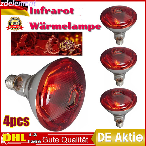 4stk 250w infrarotlampe - 250w,