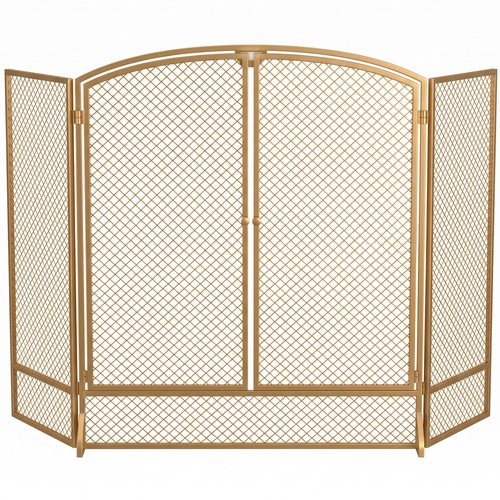 Kaminschutzgitter teilig - kaminschutzgitter,, 3-teilig