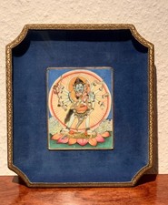 Indische Bein Miniatur Malerei