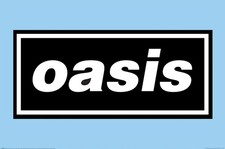 Oasis logo blue poster - oasis,