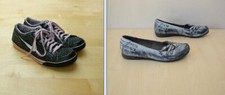 Jeans-Style Set: NIKE Canvas Sneaker Sportschuhe & Barton Ballerinas  Gr. 38