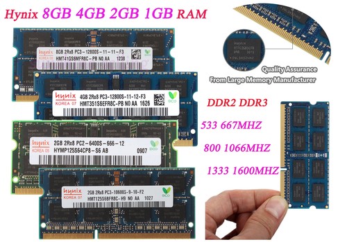 Los hynix 1g ddr2 - hynix, 8g