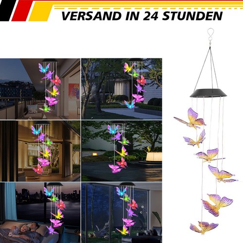 Led solar windspiel - led,