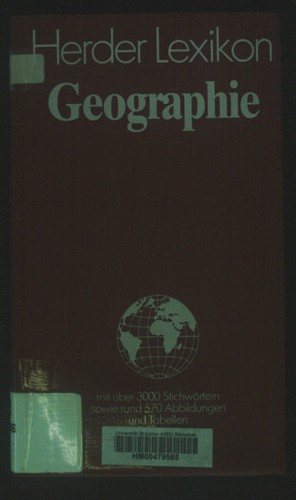 Herder lexikon geographie - herder-lexikon;,