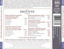 BROUWER: MUSIC FOR BANDURRIA