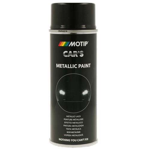 Lackspray schwarz metallic