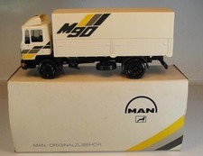 Conrad 1/50 MAN M90 LKW Pritsche/Plane Eigenwerbung OVP #8377