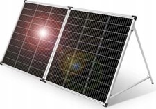 DOKIO FSP-200M Solar-Koffer 200 W 18 V Stromversorgungsstation, 12 V-Batterien 