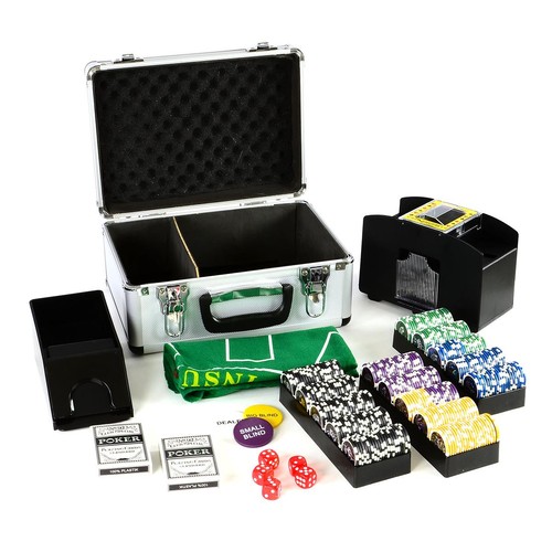 Pokerkoffer deluxe pokerset - pokerkoffer,