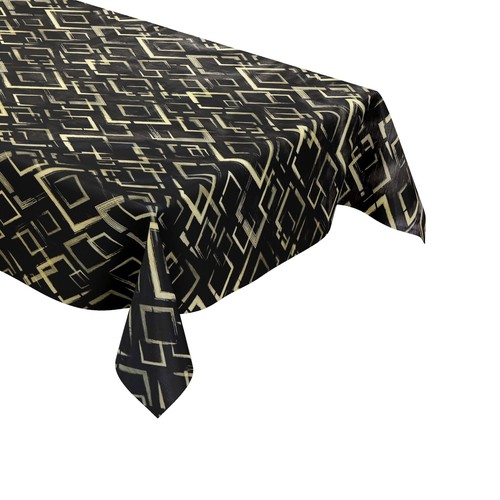 Wachstuch tischdecke schwarz - wachstuch,