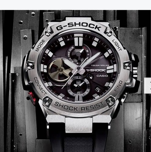 Casio shock gst - g-shock, gst-b100-1ajf