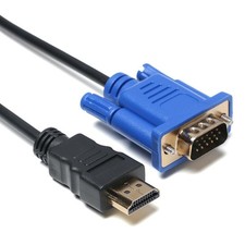 1M HDMI to VGA Cable HDMI Male