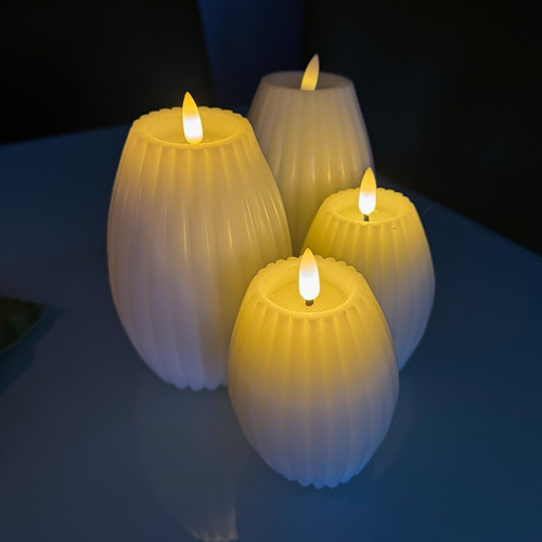 Elambia led kerzen set 4er - kerzen,