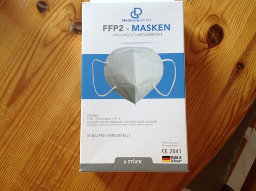 Ffp2 maske weiss - maske, stück