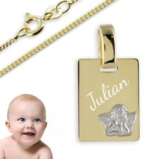 Gravurplatte mit Engel-Echt