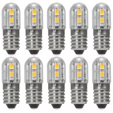 E10 6V AC DC 2W LED Schraubsockel Birne Leuchtmittel Lampe Leuchte Glühbirne