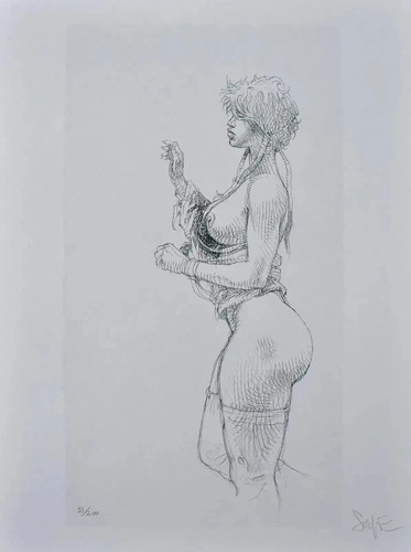 Paolo serpieri kriegerin - serpieri:,