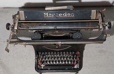antike Schreibmaschine Mercedes, mechanische Schreibmaschine, Sammlerstück 