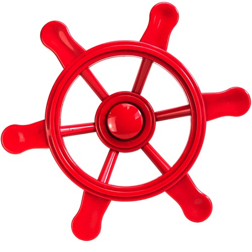 Rotes steuerrad schiffslenker - steuerrad,