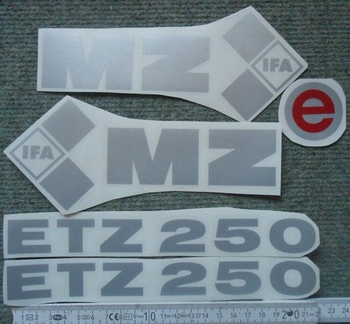 Etz 250 aufklebersatz - etz, 250,mz,aufklebersatz