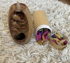 Rückfluss Räuchergefäß Wasserfall Keramik-mit verschiedenen Räucherkegel?