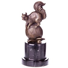 Bronzeskulptur eichhörnchen - bronzeskulptur,
