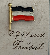 Org Patrioten Nadel Deutsches Reich 1WK Nationalfarben Fahne Flagge 1,5cm bunt