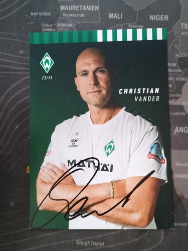 Autogramm christian vander - autogramm,