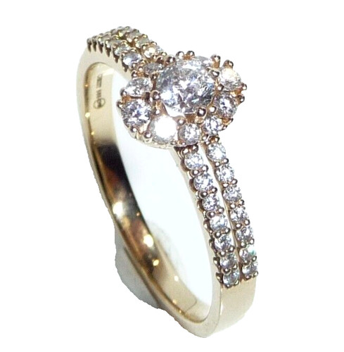 Christ ring 585 gold - gold, 0.50ct