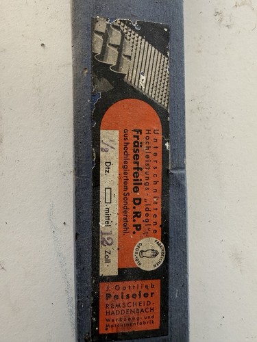 Peiseler fräserfeile p - peiseler, d.r.p