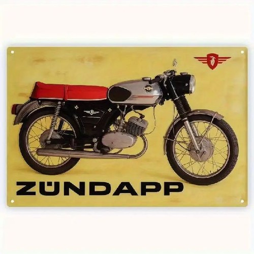 Blechschild zündapp motorrad - blechschild,