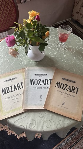 Mozart konzert arien - arien, noten