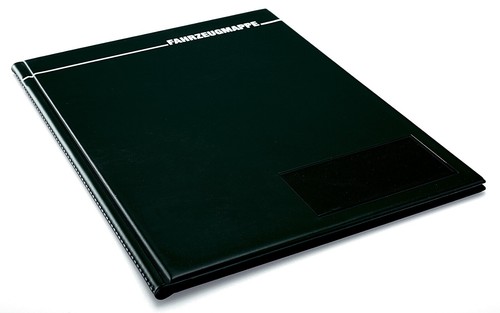 Fahrzeugmappe schwarz - 1x,