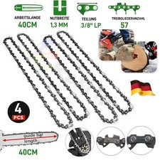 4 x Sägekette 40cm 57TG 3/8LP