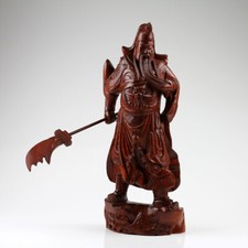 Holzskulptur Guan Yu