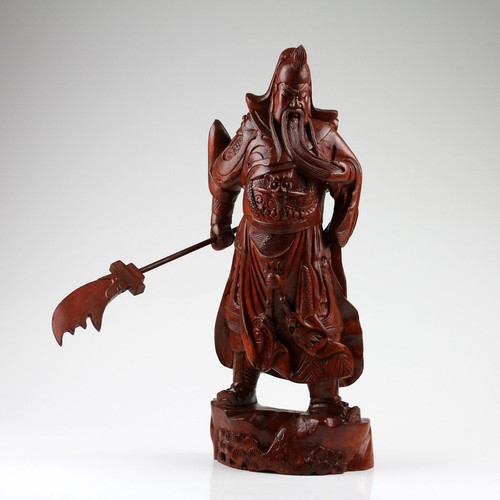 Holzskulptur guan - guan, yu