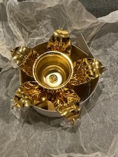 vergoldeter Kerzenhalter mit