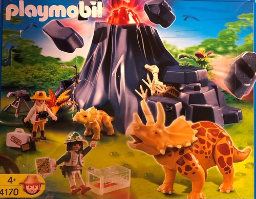 Playmobil triceratops mit baby - triceratops,