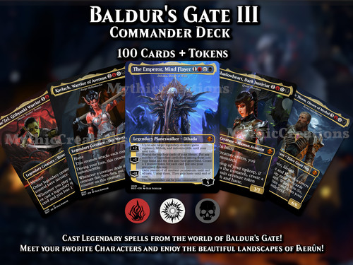 Baldur gate mtg commander - baldur's,