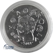 FRANKREICH 10 Euro Gedenkmünze 2011 Charles le Chauve Historical Silber France