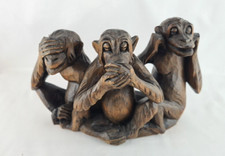 Vintage Holz Figur - Drei