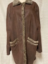 Echt Leder Ledermantel mit