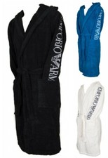 SG Herren Frottee Bademantel mit Kapuze EMPORIO ARMANI Artikel 110799 8P591
