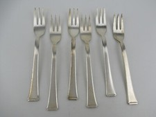 6 Kuchengabeln ca. 15,5 cm ║
