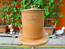 ca. 6 l Rumtopf Früchtetopf Fruchttopf Topf braun ohne Henkel ohne Dekor Gärtopf