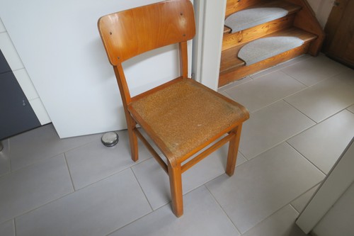 Alter stuhl holz - -,