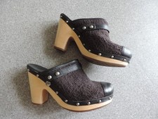 UGG Clogs schwarz Holz Gr.39 super Zustand