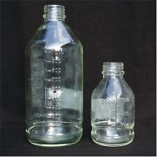 0,3  o. 1 L Infusions Flasche Infusionsflasche Tropfflasche Jenaglas Jenaer Glas