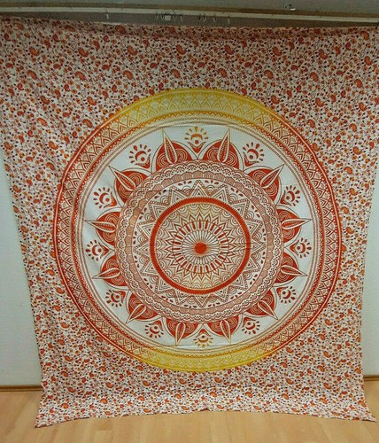 Xxl wandbehang mandala - wandbehang,