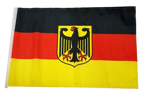 Deutschland flagge mit adler - mit,